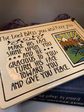Load image into Gallery viewer, Irish Blessing Wall Art, Ireland Gift, Ceramic Wall Plaque, New Home Gift, Mother's Day Gift, Wedding Gift, Irish Decor, Religious Prayer