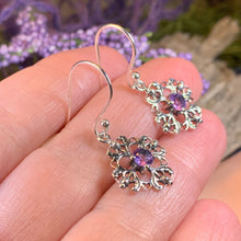 Load image into Gallery viewer, Thistle Earrings, Celtic Jewelry, Scotland Jewelry, Outlander Jewelry, Girlfriend Gift, Sister Gift, Mom Gift, Nature Jewelry, Wife Gift