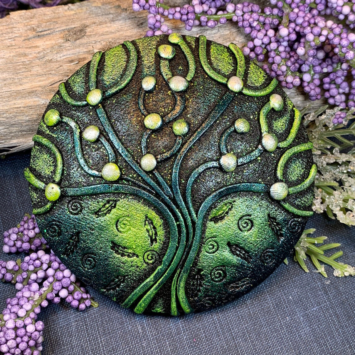 Rawan Tree of Life Brooch - Handmade in Scotland — view 9