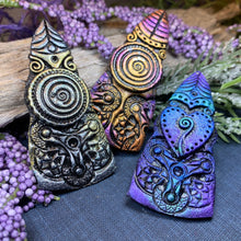 Load image into Gallery viewer, Viking Brooch, Norse Warrior Gift, Scotland Jewelry, Scotland Pin, Pagan Brooch, Celtic Pin, Scottish Gift, Mom Gift, Celtic Jewelry