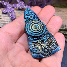 Load image into Gallery viewer, Viking Brooch, Norse Warrior Gift, Scotland Jewelry, Scotland Pin, Pagan Brooch, Celtic Pin, Scottish Gift, Mom Gift, Celtic Jewelry