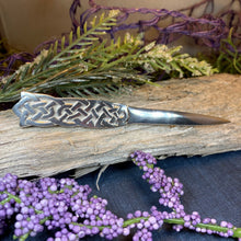 Load image into Gallery viewer, Celtic Kilt Pin, Scottish Jewelry, Scotland Kilt Pin, Tartan Pin, Anniversary Gift, Bagpiper Gift, Scotland Pin, Viking Jewelry, Tartan Pin