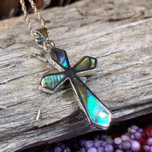 Load image into Gallery viewer, Celtic Cross Necklace, Irish Jewelry, Religious Gift, Anniversary Gift, Girl's First Communion Gift, Baptism Cross, Confirmation Gift