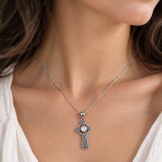Tinturn Celtic Cross Necklace — view 6