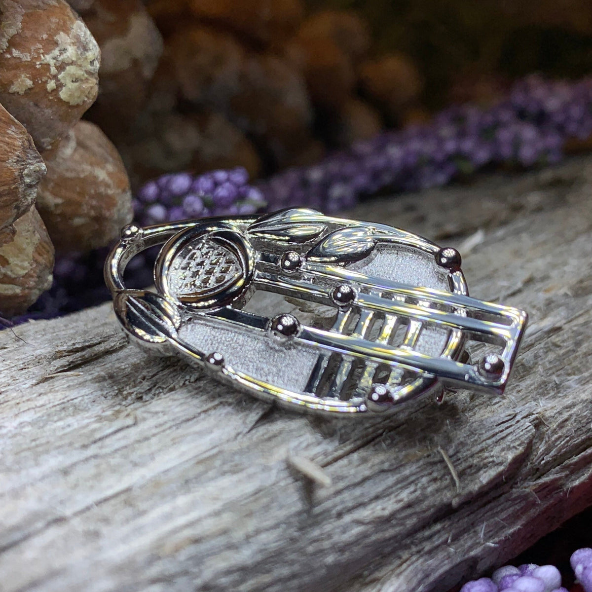 Cairn Floral Mackintosh Brooch — view 5