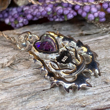 Load image into Gallery viewer, Thistle Necklace, Celtic Jewelry, Scotland Jewelry, Wife Gift, Celtic Knot Jewelry, Outlander Jewelry, Anniversary Gift, Scottish Necklace