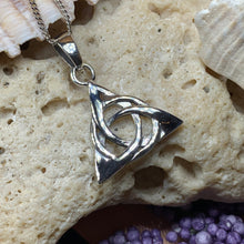 Load image into Gallery viewer, Trinity Knot Necklace, Celtic Jewelry, Irish Jewelry, Triquetra Jewelry, Scotland Jewelry, Silver Celtic Knot, Anniversary Gift, Mom Gift