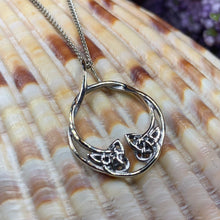 Load image into Gallery viewer, Celtic Knot Necklace, Celtic Jewelry, Irish Jewelry, Trinity Jewelry, Scotland Jewelry, Silver Celtic Knot, Anniversary Gift, Mom Gift