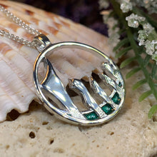 Load image into Gallery viewer, Standing Stones Necklace, Scottish Jewelry, Outlander Jewelry, Scotland Pendant, Sterling Silver, Celtic Jewelry, Mom Gift, Wife Gift