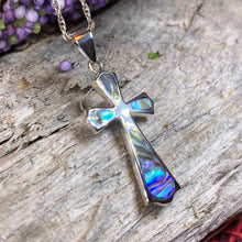Load image into Gallery viewer, Celtic Cross Necklace, Irish Jewelry, Religious Gift, Anniversary Gift, Silver Cross, First Communion Gift, Baptism Cross, Confirmation Gift