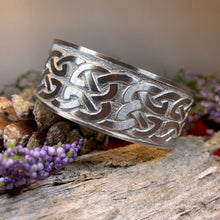Load image into Gallery viewer, Celtic Knot Bracelet, Celtic Jewelry, Irish Bangle Bracelet, Scotland Jewelry, Ireland Jewelry, Celtic Cuff, Wife Gift, Girlfriend Gift