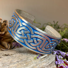 Load image into Gallery viewer, Celtic Knot Bracelet, Celtic Jewelry, Irish Bangle Bracelet, Scotland Jewelry, Ireland Jewelry, Celtic Cuff, Wife Gift, Girlfriend Gift