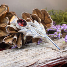 Load image into Gallery viewer, Thistle Pin, Celtic Jewelry, Scottish Jewelry, Mom Gift, Graduation Gift, Scotland Gift, Ladies Scotland Jewelry, Celtic Brooch, Wife Gift