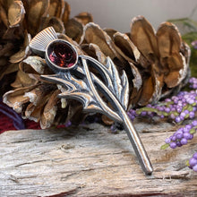 Load image into Gallery viewer, Thistle Pin, Celtic Jewelry, Scottish Jewelry, Mom Gift, Graduation Gift, Scotland Gift, Ladies Scotland Jewelry, Celtic Brooch, Wife Gift