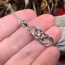 Load image into Gallery viewer, Celtic Knot Necklace, Infinity Jewelry, Celtic Jewelry, Irish Jewelry, Anniversary Gift, Mom Gift, Friendship Gift, Girlfriend Gift