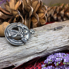 Load image into Gallery viewer, Claddagh Stick Pin, Irish Jewelry, Celtic Harp Pin, Ireland Jewelry, Groom Gift, Mens Lapel Pin, Wedding Jewelry, Tie Tac Pin, Irish Brooch