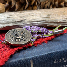 Load image into Gallery viewer, Dragon Stick Pin, Welsh Jewelry, Celtic Stick Pin, Bride Pin, Wales Lapel Pin, Groom Gift, Pewter Gift, Wedding Jewelry, Tie Tac Pin