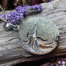 Load image into Gallery viewer, Wolf Necklace, Celtic Jewelry, Norse Jewelry, Pagan Jewelry, Viking Jewelry, Animal Jewelry, Lone Wolf Gift, Direwolf Jewelry, Dad Gift