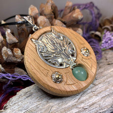 Load image into Gallery viewer, Wolf Necklace, Celtic Necklace, Irish Jewelry, Norse Jewelry, Scotland Jewelry, Anniversary Gift, Boho Jewelry, Fantasy Jewelry, Viking Gift
