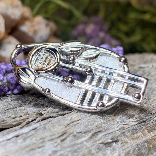 Cairn Floral Mackintosh Brooch in heathergems