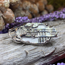 Load image into Gallery viewer, Mackintosh Brooch, Scotland Jewelry, Scottish Pin, Silver Celtic Pin, Scarf Pin, Art Deco Jewelry, Mom Gift, Wife Gift, Graduation Gift