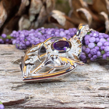 Load image into Gallery viewer, Thistle Necklace, Celtic Jewelry, Scotland Jewelry, Wife Gift, Celtic Knot Jewelry, Outlander Jewelry, Anniversary Gift, Scottish Necklace