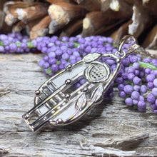 Load image into Gallery viewer, Mackintosh Necklace, Scottish Jewelry, Art Deco Pendant, Celtic Jewelry, Glasgow Pendant, Anniversary Gift, Scotland Necklace, Wife Gift