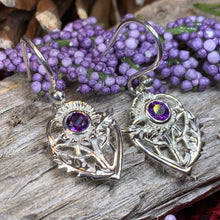 Load image into Gallery viewer, Thistle Earrings, Celtic Jewelry, Scotland Jewelry, Outlander Jewelry, Girlfriend Gift, Sister Gift, Mom Gift, Nature Jewelry, Wife Gift