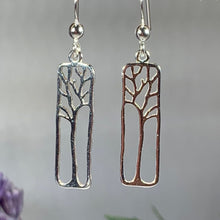 Load image into Gallery viewer, Tree of Life Earrings, Celtic Jewelry, Norse Jewelry, Irish Jewelry, Yoga Jewelry, Anniversary Gift, Friendship Gift, Graduation Gift
