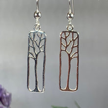 Load image into Gallery viewer, Tree of Life Earrings, Celtic Jewelry, Norse Jewelry, Irish Jewelry, Yoga Jewelry, Anniversary Gift, Friendship Gift, Graduation Gift