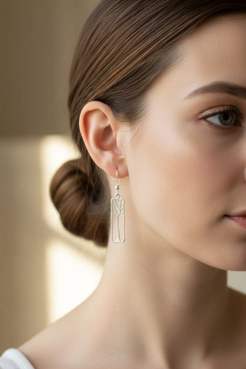 Load image into Gallery viewer, Tree of Life Earrings, Celtic Jewelry, Norse Jewelry, Irish Jewelry, Yoga Jewelry, Anniversary Gift, Friendship Gift, Graduation Gift