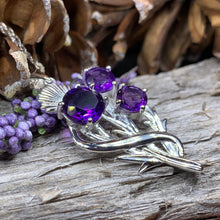 Load image into Gallery viewer, Thistle Necklace, Celtic Jewelry, Scotland Jewelry, Wife Gift, Celtic Knot Jewelry, Outlander Jewelry, Anniversary Gift, Scottish Necklace