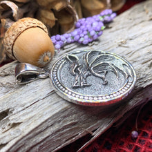 Load image into Gallery viewer, Wolf Necklace, Celtic Jewelry, Norse Jewelry, Pagan Jewelry, Viking Jewelry, Animal Jewelry, Lone Wolf Gift, Direwolf Jewelry, Dad Gift
