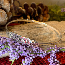 Load image into Gallery viewer, Celtic Knot Bracelet, Celtic Jewelry, Irish Jewelry, Love Knot Jewelry, Bridal Jewelry, Viking Jewelry, Wife Gift, Silver Bangle Bracelet