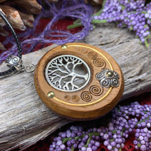 Load image into Gallery viewer, Tree of Life Necklace, Celtic Necklace, Irish Jewelry, Norse Jewelry, Scotland Jewelry, Anniversary Gift, Boho Jewelry, Mom Gift, Wife Gift