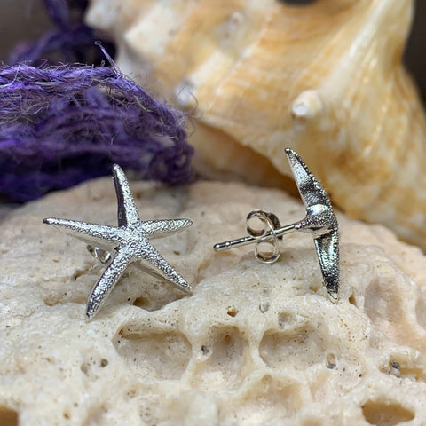 Load image into Gallery viewer, Starfish Earrings, Nautical Jewelry, Beach Jewelry, Christian Jewelry, Sea Jewelry, Animal Jewelry, Nature Earrings, Beach Jewelry