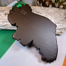 Load image into Gallery viewer, Ireland Map Ornament, Turf Hanging Ornament, Christmas Tree Ornament, Ireland Gift, Irish Turf Gift, Housewarming Gift, New Home Gift