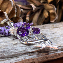 Load image into Gallery viewer, Thistle Necklace, Celtic Jewelry, Scotland Jewelry, Wife Gift, Celtic Knot Jewelry, Outlander Jewelry, Anniversary Gift, Scottish Necklace
