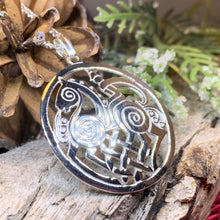 Load image into Gallery viewer, Sleipnir Necklace, Norse Jewelry, Scotland Jewelry, Odin Jewelry, Horse Jewelry, Girlfriend Gift, Wife Gift, Viking Jewelry, Nordic Pendant