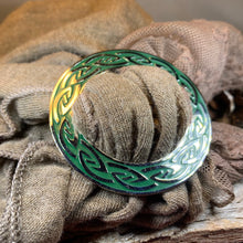 Load image into Gallery viewer, Celtic Knot Scarf Ring, Scotland Jewelry, Pagan Jewelry, Ireland Jewelry, Celtic Jewelry, Mom Gift, Wife Gift, Sister Gift, Friend Gift