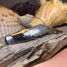 Load image into Gallery viewer, Sperm Whale Necklace, Fish Necklace, Nautical Jewelry, Mom Gift, Sea Jewelry, Ocean Jewelry, Animal Jewelry, Nature Jewelry, Beach Jewelry