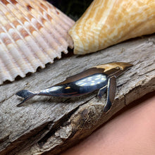 Load image into Gallery viewer, Humpback Whale Necklace, Fish Necklace, Nautical Jewelry, Mom Gift, Sea Jewelry, Ocean Jewelry, Animal Jewelry, Nature Jewelry, Beach Gift