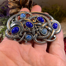 Load image into Gallery viewer, Celtic Dragon Brooch, Celtic Jewelry, Viking Jewelry, Celtic Pin, Anniversary Gift, Irish Jewelry, Norse Jewelry, Scotland Jewelry, Opal