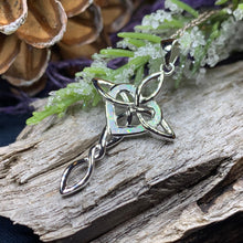Load image into Gallery viewer, Celtic Cross Necklace, Irish Jewelry, Celtic Jewelry, First Communion Gift, Confirmation Gift, Irish Cross, Religious Jewelry, Opal Mom Gift
