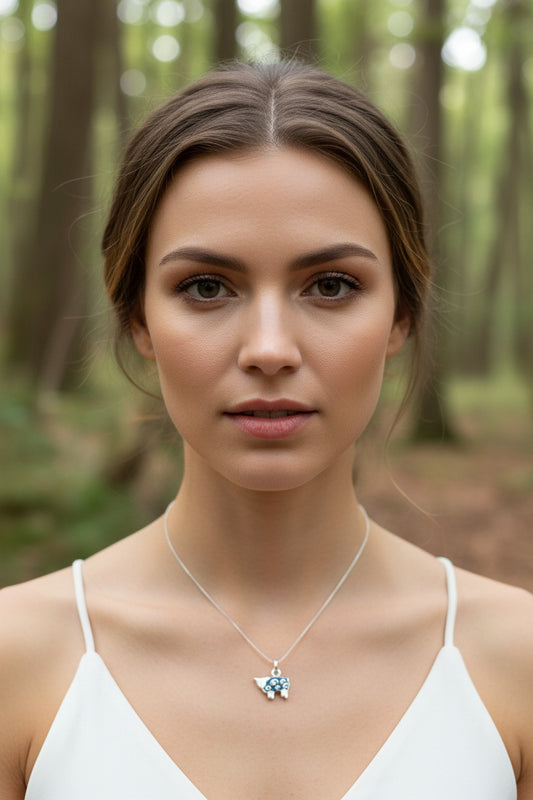 Love Ewe Sheep Necklace - Handmade in Scotland — view 4