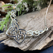 Load image into Gallery viewer, Celtic Knot Necklace, Celtic Jewelry, Irish Jewelry, Anniversary Gift, Scotland Jewelry, Wife Gift, Silver Scottish Pendant, Ireland Gift