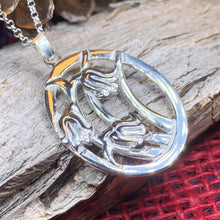 Load image into Gallery viewer, Bluebell Necklace, Anniversary Gift, Scotland Jewelry, Flower Jewelry, Celtic Jewelry, Nature Jewelry, Scottish Jewelry, Flower Pendant