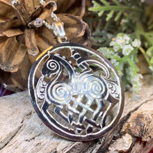 Load image into Gallery viewer, Sleipnir Necklace, Norse Jewelry, Scotland Jewelry, Odin Jewelry, Horse Jewelry, Girlfriend Gift, Wife Gift, Viking Jewelry, Nordic Pendant