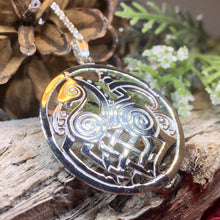 Load image into Gallery viewer, Sleipnir Necklace, Norse Jewelry, Scotland Jewelry, Odin Jewelry, Horse Jewelry, Girlfriend Gift, Wife Gift, Viking Jewelry, Nordic Pendant