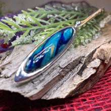 Load image into Gallery viewer, Scottish Highlands Necklace, Heather Gem, Scotland Jewelry, Celtic Jewelry, Graduation Gift, Nature Jewelry, Wiccan Necklace, Wife Gift